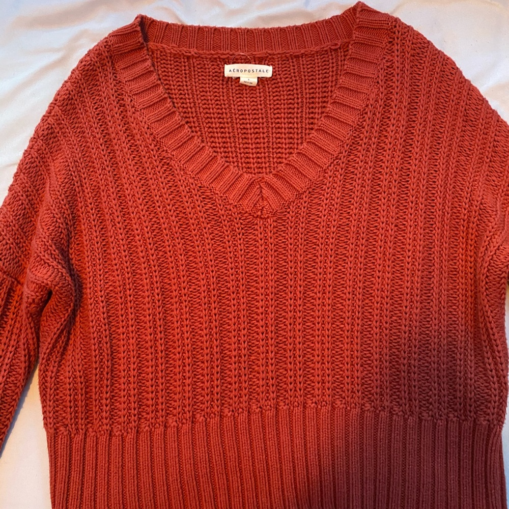 red aeropostale sweater